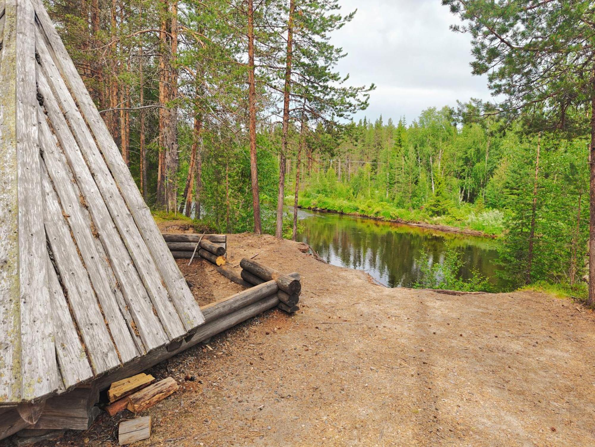 Lapland Riverside, Landscape Cabin, Kuukkeli 6, Yllaes, Tiny Home With Sauna, Fireplace, Terrace, Bbq, Wifi, Ski, Fishing, Pets Ok Äkäslompolo Екстериор снимка